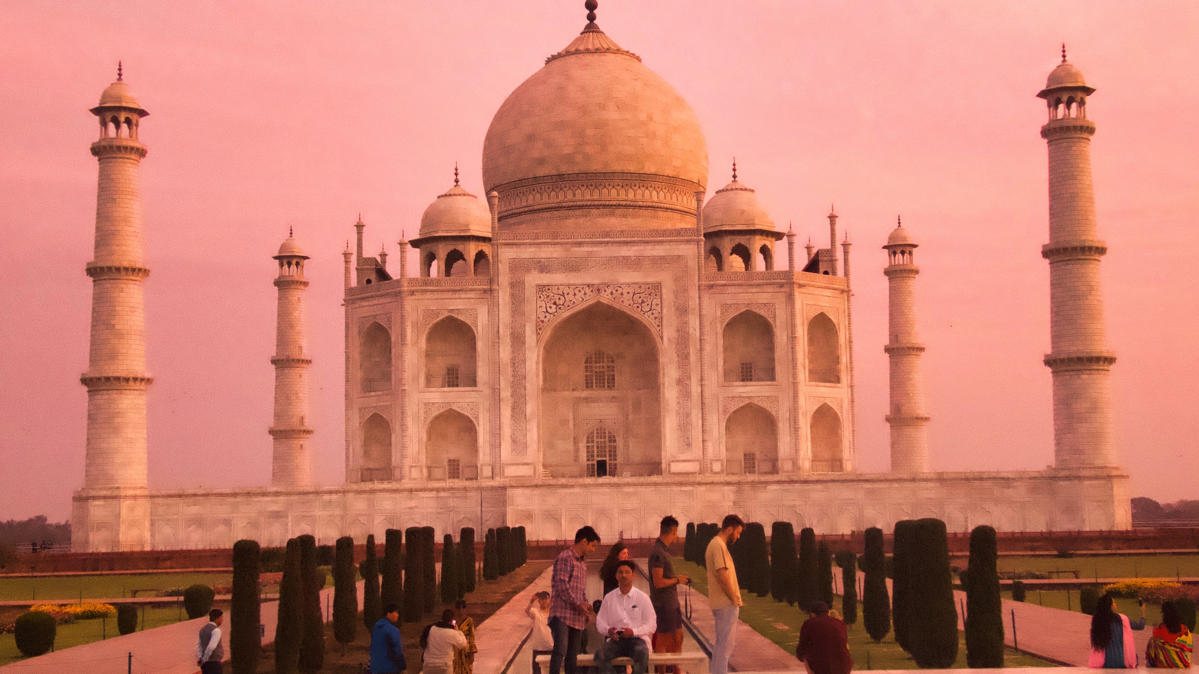 Taj Mahal at dawn