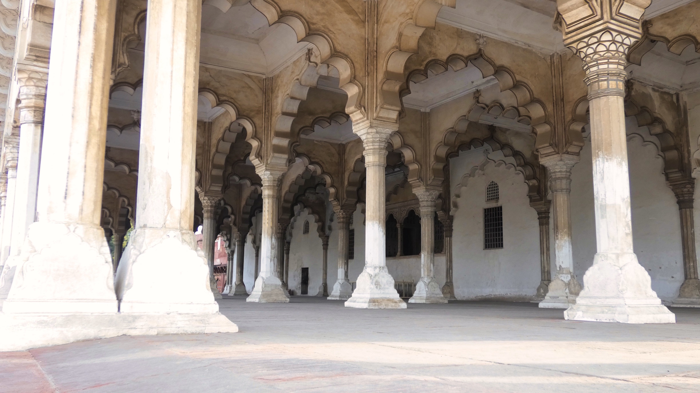 Taj Mahal pillars