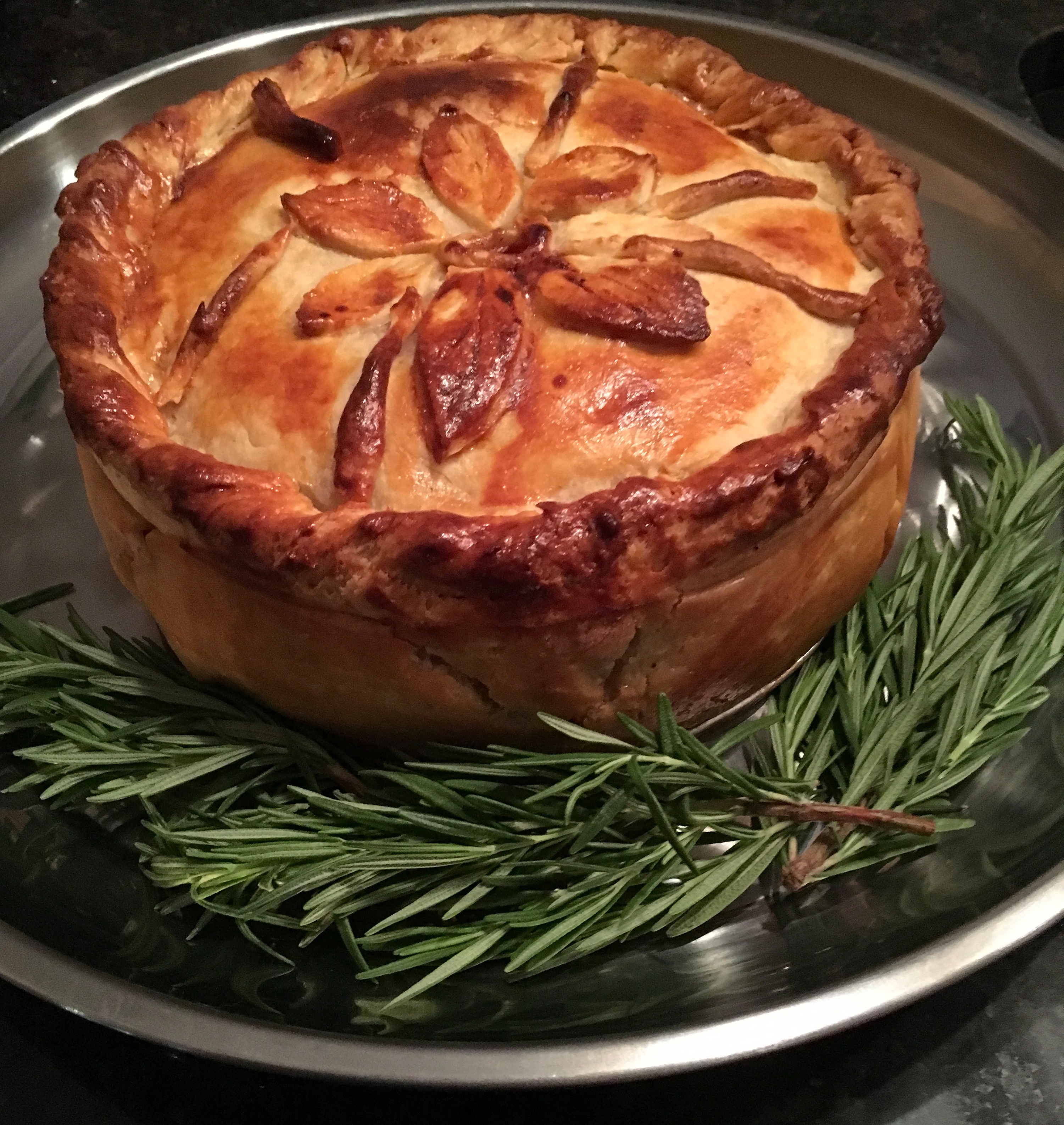 Raised game pie